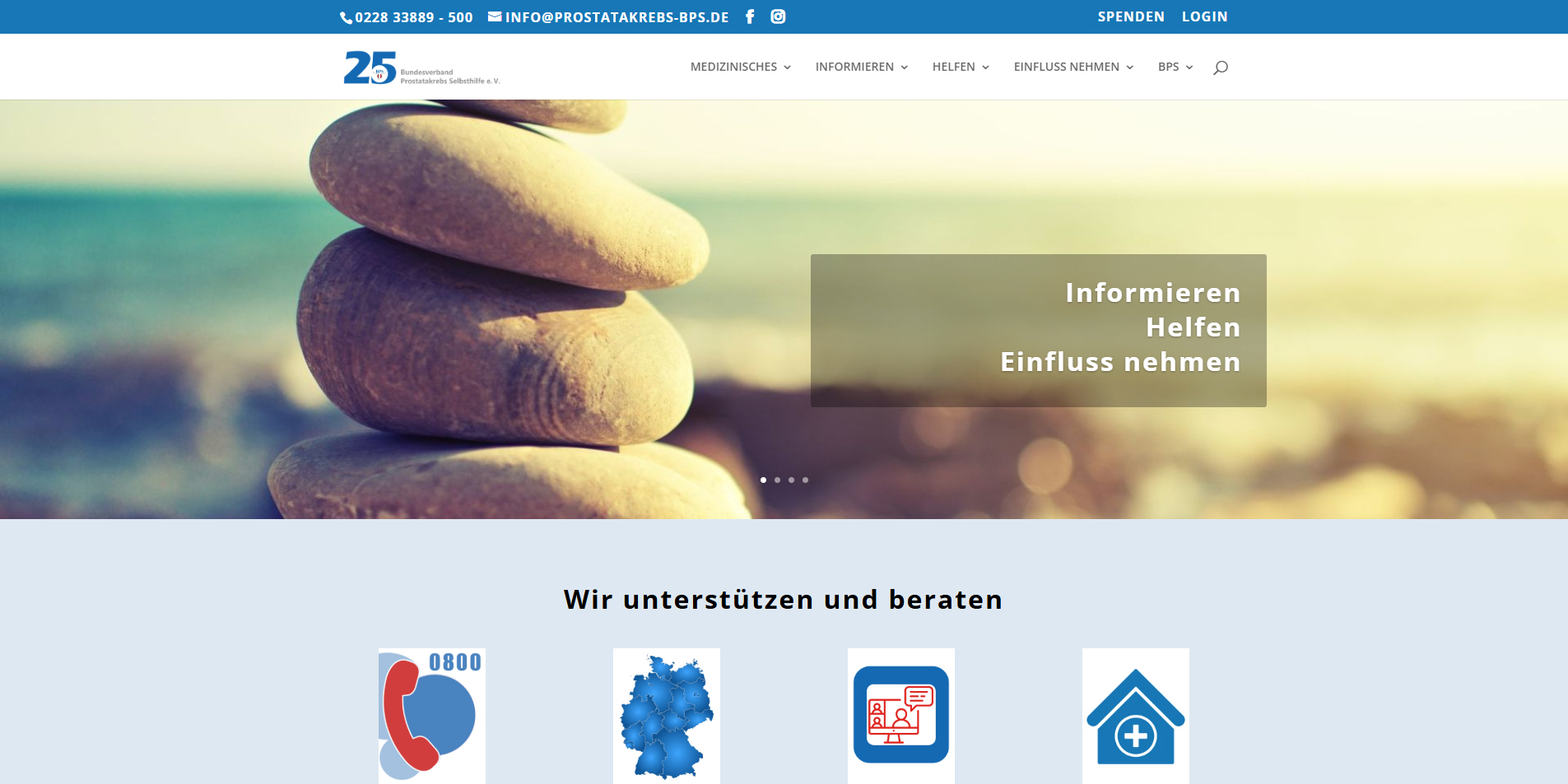Wissenswertes | Bundesverband Prostatakrebs-Selbsthilfe e.V. | Urologie BAUMUNK
